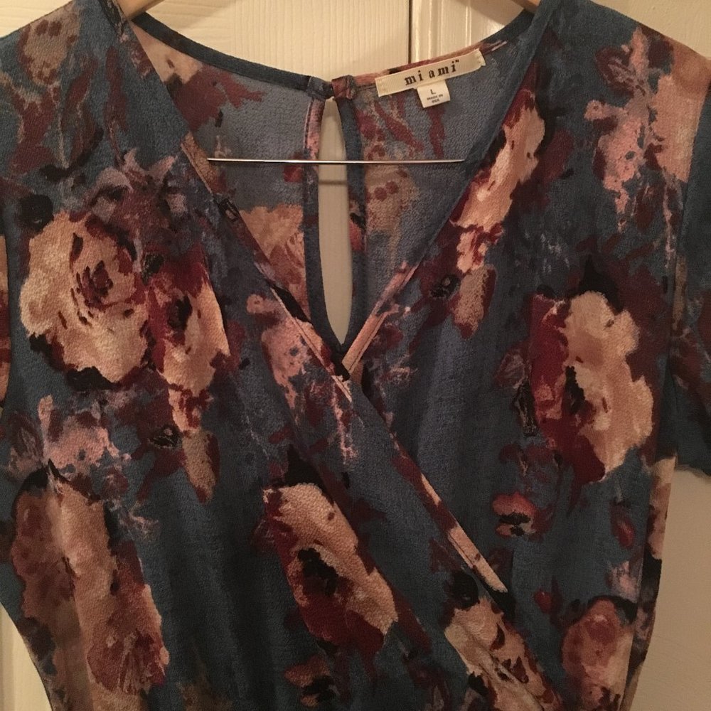 Romper with an attached overskirt - Picture 5 of 10